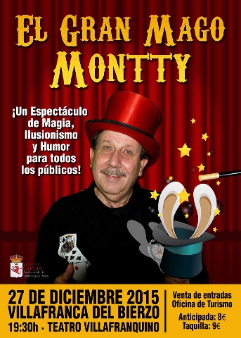 El Gran Mago Montty en el Teatro Villafranquino