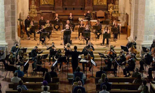 Foto de La Orquesta Sinfónica de Castilla y León, al completo, abre el ciclo de Música en Villafranca