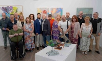 La exposición de la asociación de Pintores del Bierzo abre los actos culturales del Cristo de Villafranca