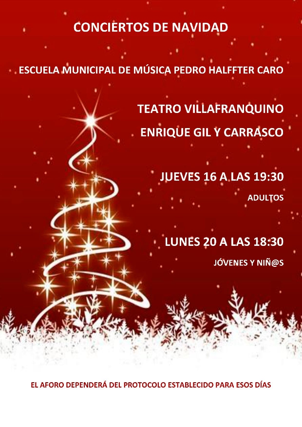 Foto de Conciertos de Navidad Escuela Municipal de Música Pedro Halffter Caro