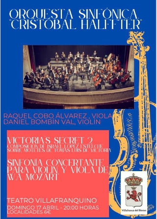 Foto de Concierto de la Orquesta Sinfónica “Cristóbal Halffter” en el Teatro Villafranquino.