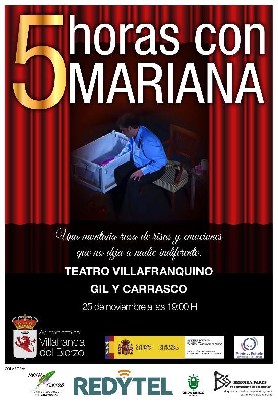 Foto de NATH Teatro, presenta el 25 de Noviembre “Cinco Horas con Mariana”