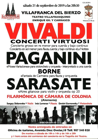 Foto de La Filarmónica de Cámara de Colonia interpreta en Villafranca a Vivaldi, Paganini y Sarasate