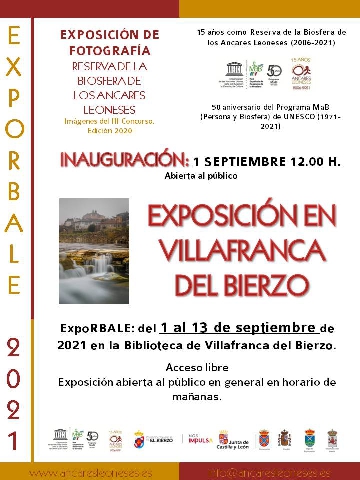 Foto de La exposición de la RBALE se traslada a Villafranca del Bierzo
