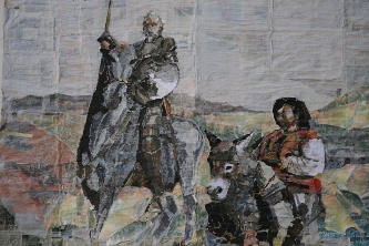 El pintor Luis Gómez Domingo presenta sus ‘Evocaciones del Quijote’ en Villafranca