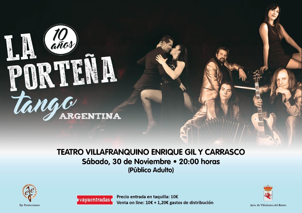Foto de La Porteña llevará el mejor tango Argentino al Teatro Villafranquino