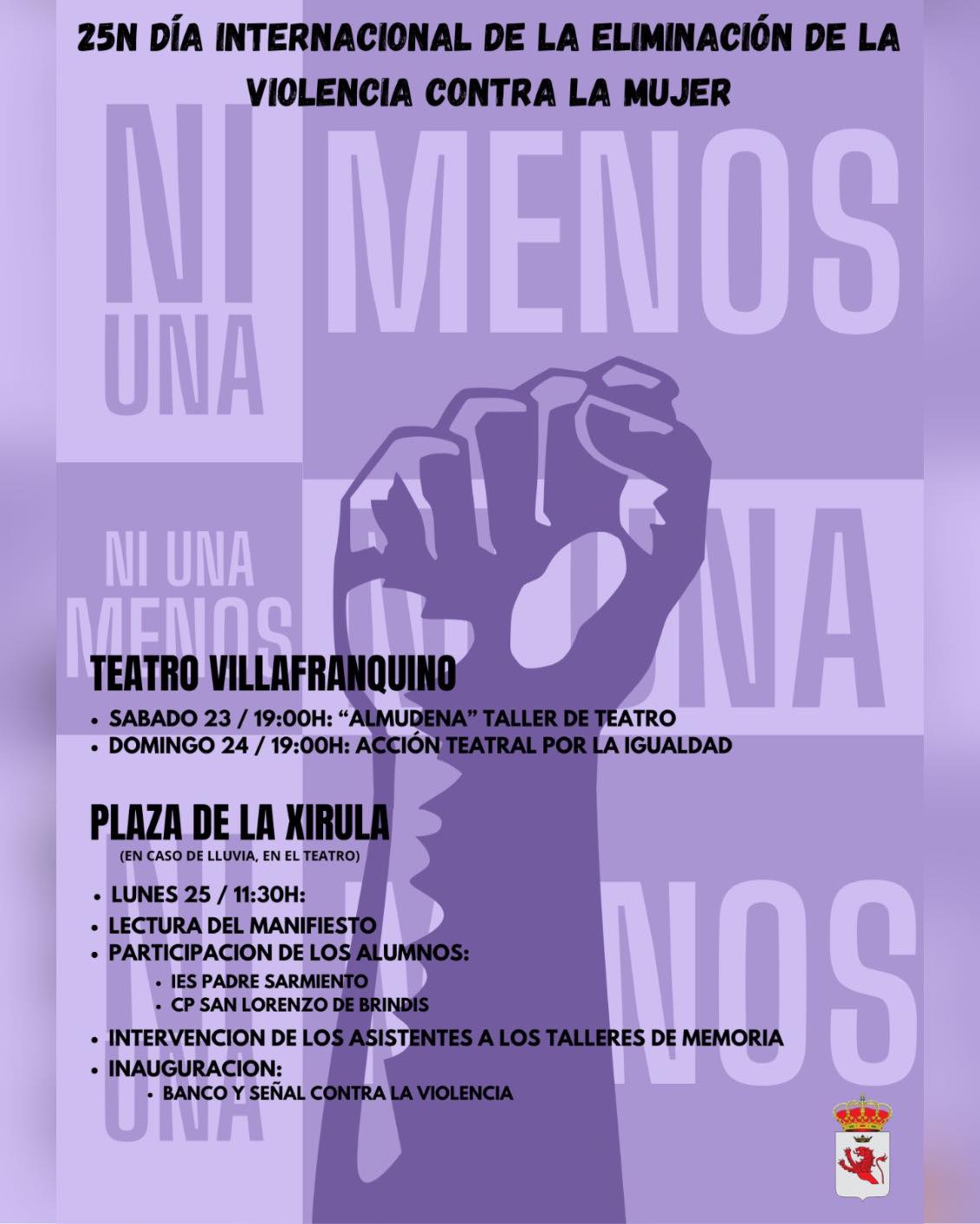 Foto de 25N DÍA INTERNACIONAL DE LA ELIMINACIÓN DE LA VIOLENCIA CONTRA LA MUJER