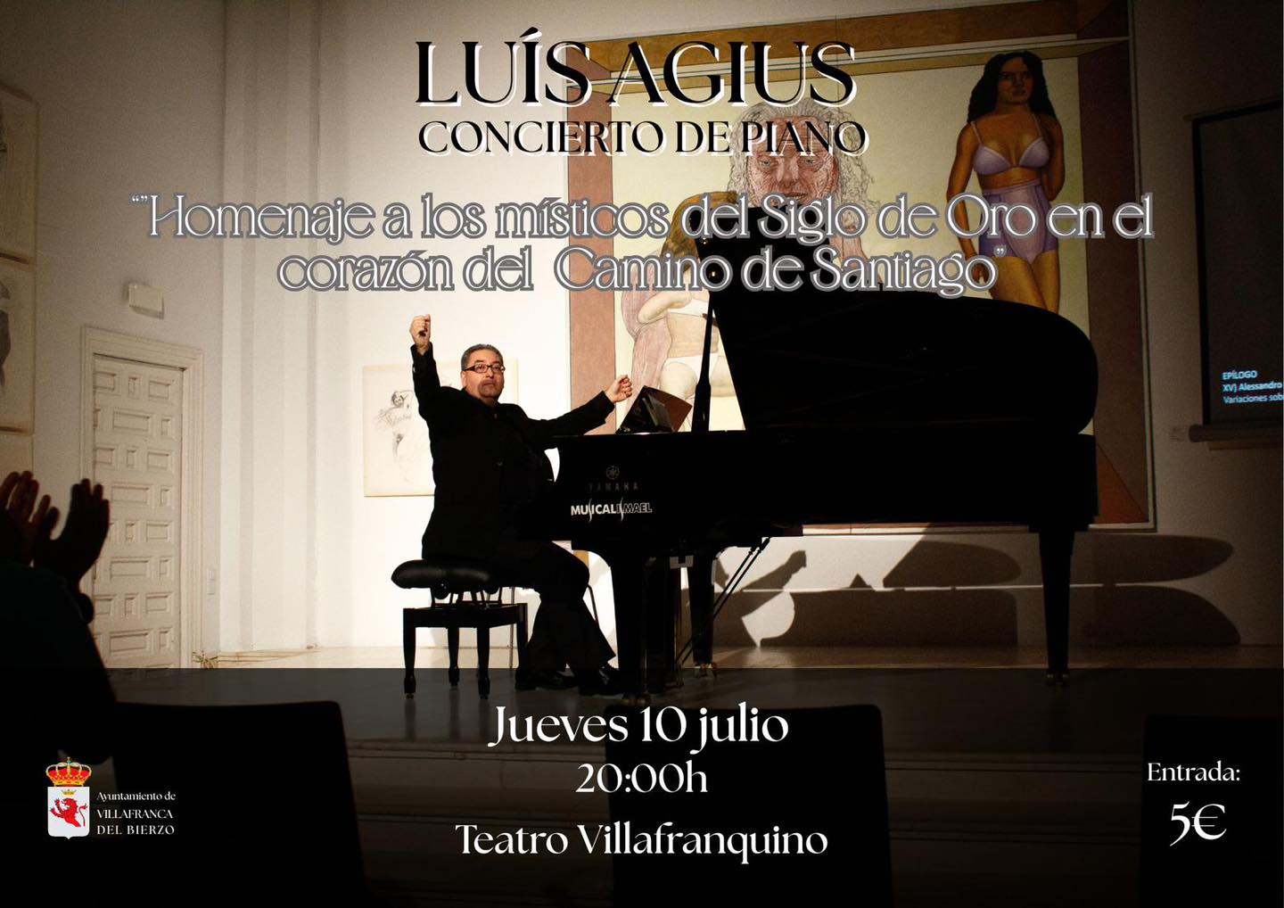 Foto de “Recital de Poesía y Piano” a cargo de Luis Agius