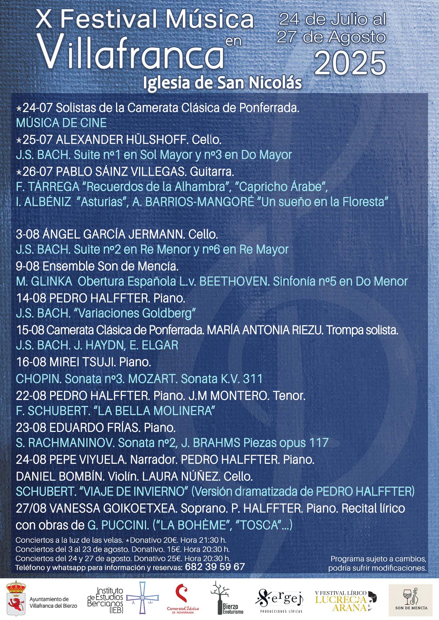 Foto de Pepe Viyuela y un concierto sobre la música del cine, entre los grandes atractivos del X Festival Mú