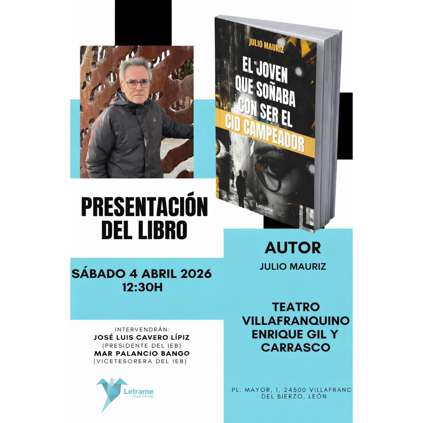 Foto de Presentación del libro “El Joven Que Soñaba Con Ser El Cid Campeador”