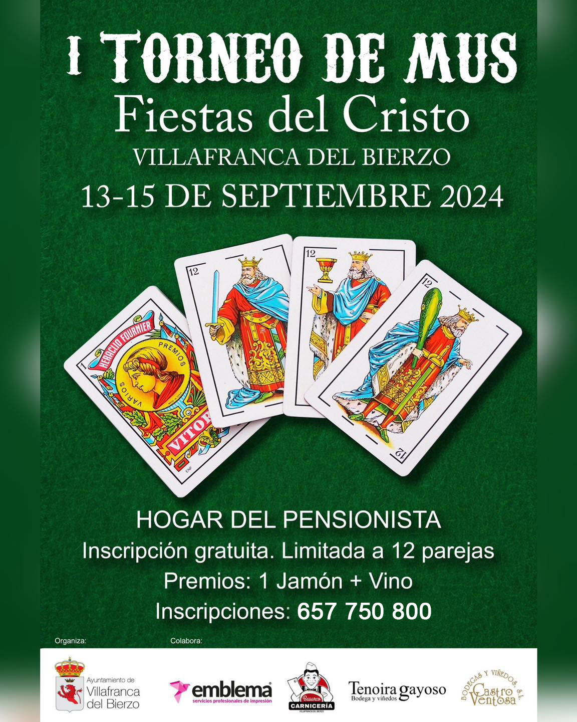 Foto de I Torneo de Mus Fiestas del Cristo en Villafranca del Bierzo