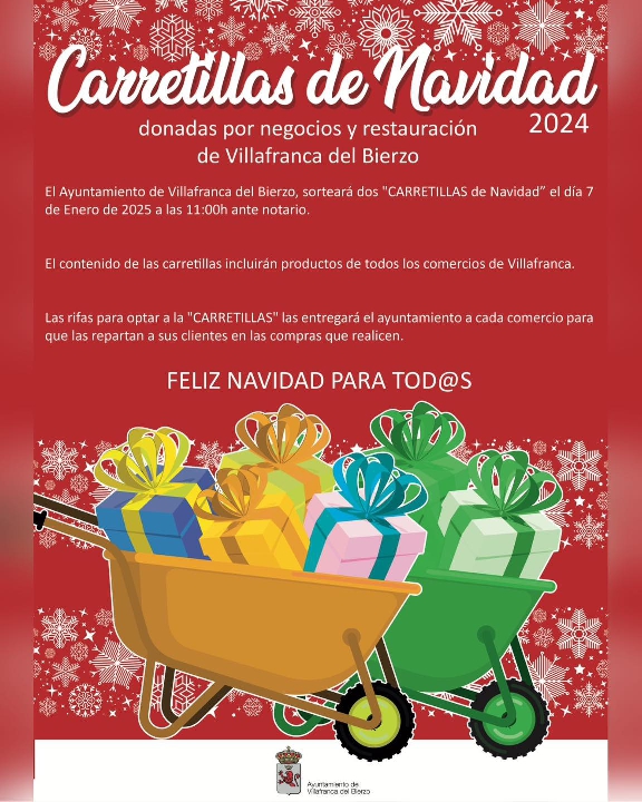 Foto de Ganador/a del sorteo “Carretilla de Navidad 2024” en Villafranca del Bierzo