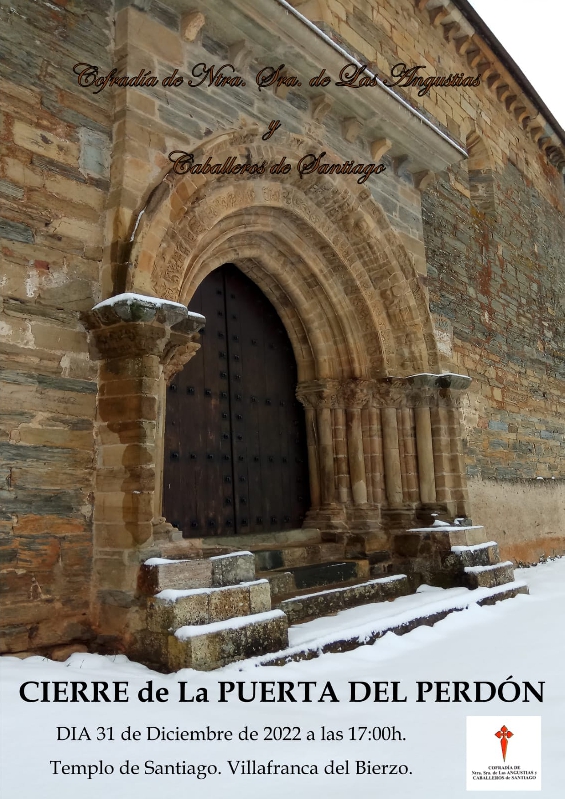 Foto de Cierre de la Puerta del Perdón en la Iglesia de Santiago de Villafranca del Bierzo