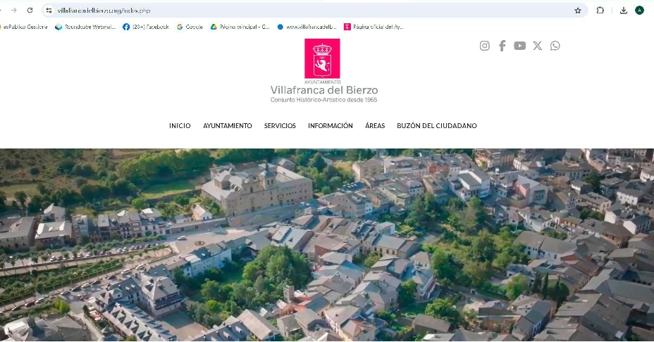 Foto de Nuevo portal web del Ayuntamiento de Villafranca del Bierzo